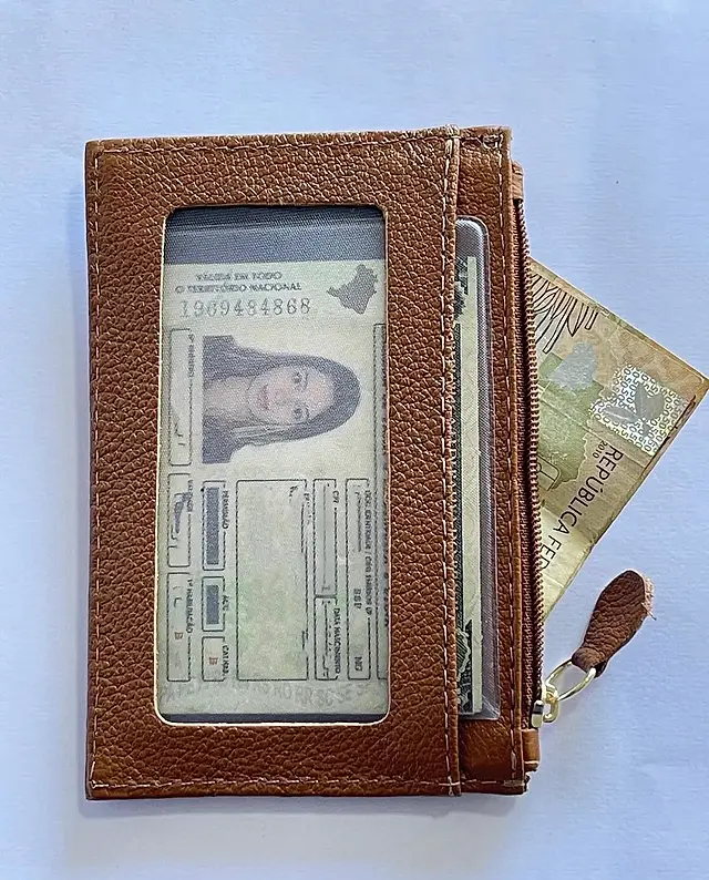 Carteira com Zíper