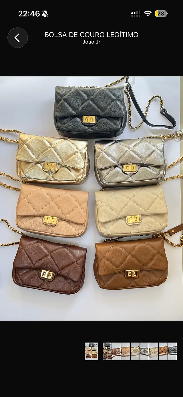 Detalhe 1 de Bolsa Serena Matelassê Maior